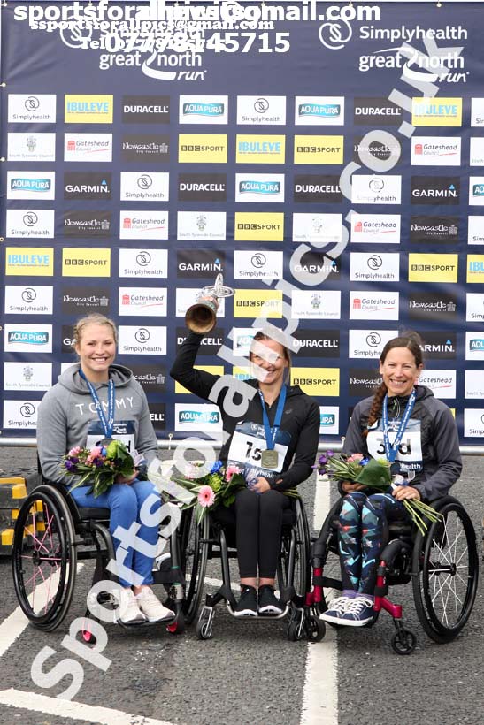 Wheelchair Great North Run, 2017 Simplyhealth Great North Run. Photo: David T. Hewitson/Sports for All Pics
